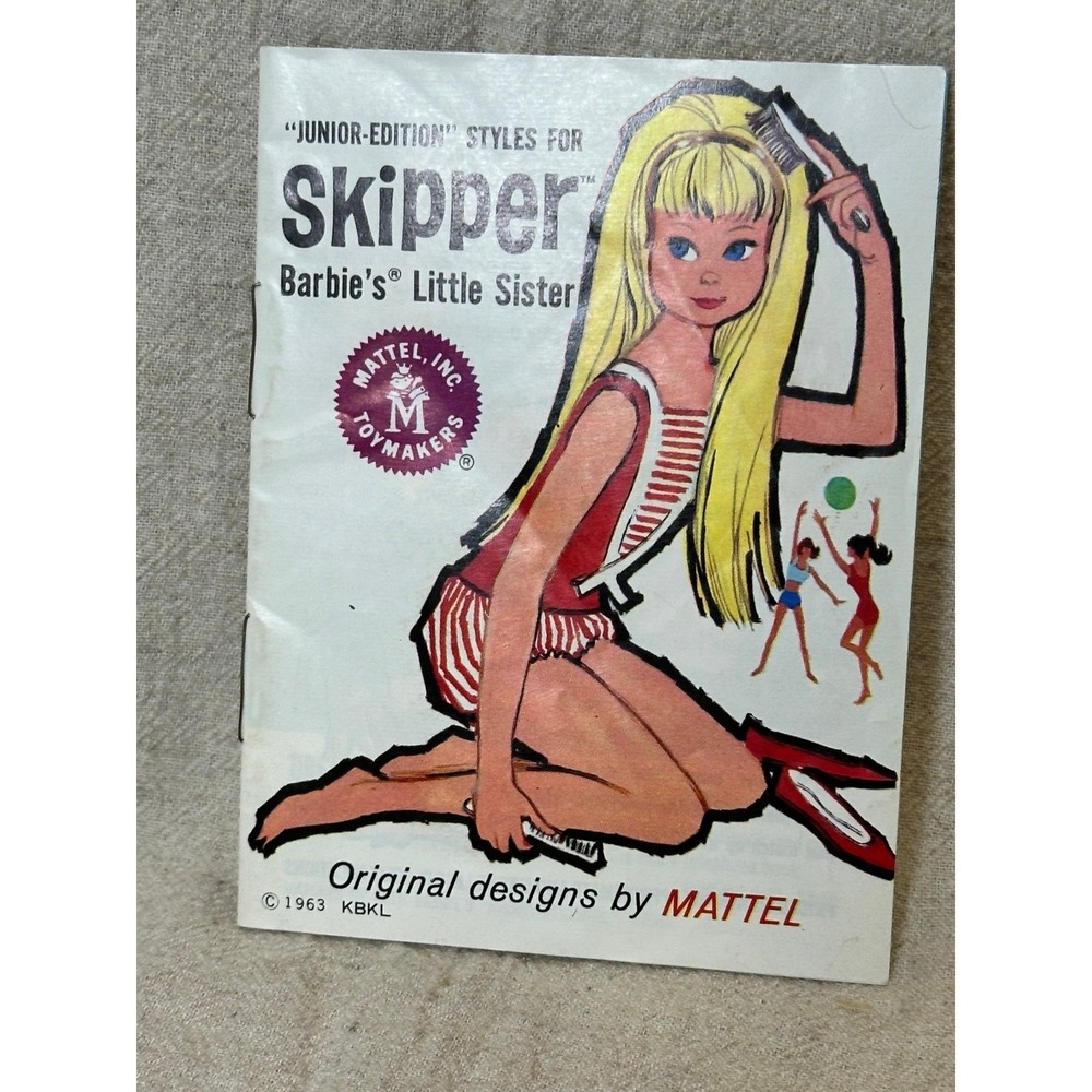 Vintage 1963 Mattel Skipper Booklet Junior Addition